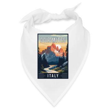 Entdecken Sie majestätische Dolomiten in Italien - Bandana - Weiß - Vorne