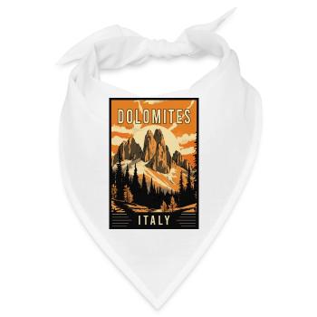 Entdecken Sie majestätische Dolomite in Italien - Bandana - Weiß - Vorne