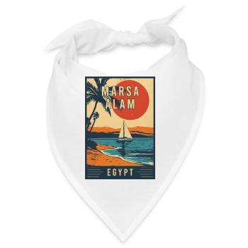 Erkunde das Paradies des Roten Meeres Marsa Alam in Ägypten - Bandana - Weiß - Vorne
