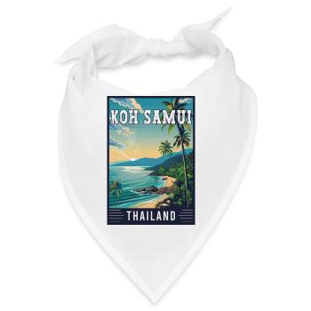 Erleben Sie das Paradies in Koh Samui in Thailand - Bandana - Weiß - Vorne