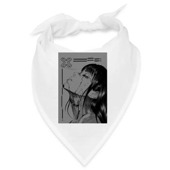 Mechanischer Traum in Schwarzweiß - Bandana - Weiß - Vorne