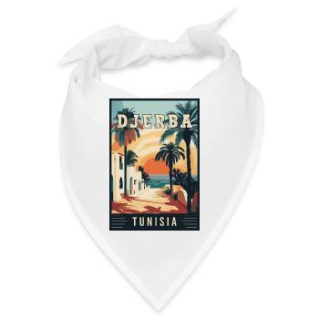 Entdecken Sie Mittelmeer-Djerba in Tunesien - Bandana - Weiß - Vorne