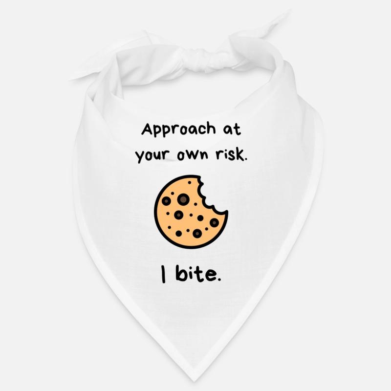 Approchez à vos risques et périls – I Cookie - Bandana - blanc