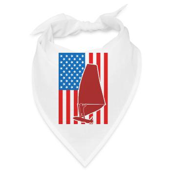 USA Windsurfen 4. Juli - Bandana - Weiß - Vorne
