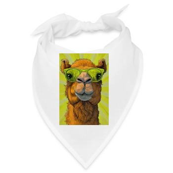 Kamel - Bandana - Weiß - Vorne