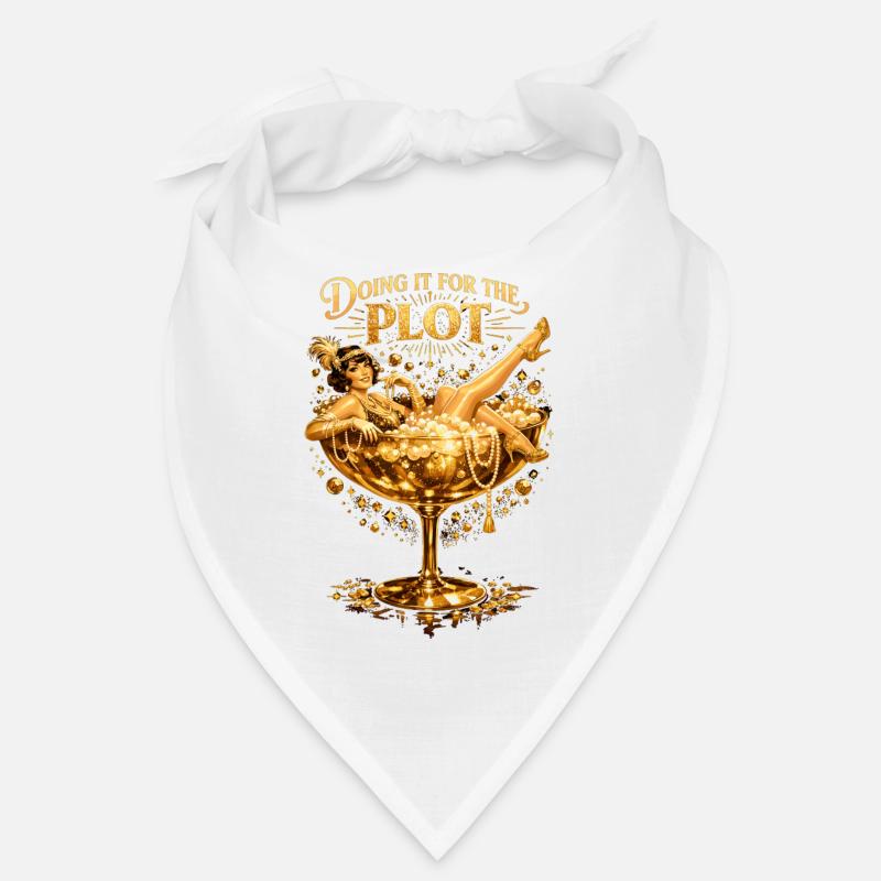 Golden Flapper: Doing it for the Plot Art Bandana