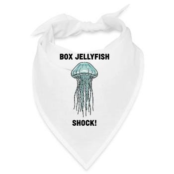 Meduse Boite Box Jellyfish Shock Ocean - Bandana - Weiß - Vorne