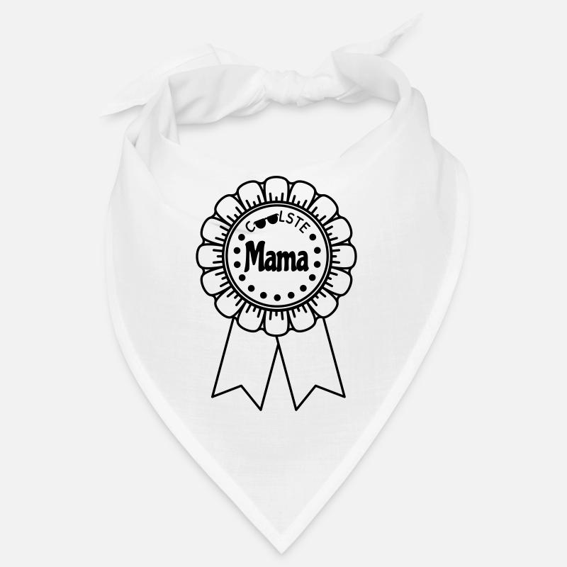 Coolste Mama - Bandana - Weiß