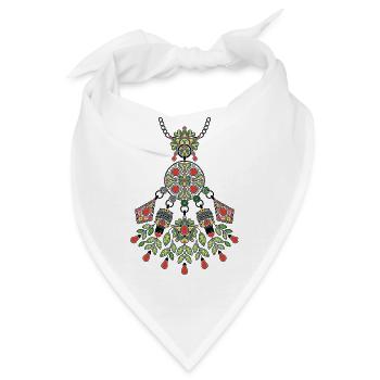 Juwelen von Kabylien - Bandana - Weiß - Vorne