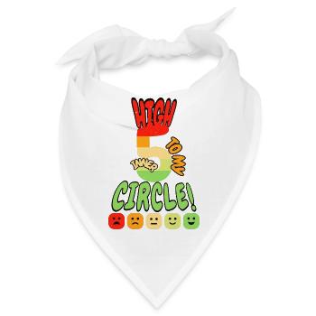 High 5 For My Inner Circle - Bandana - Weiß - Vorne