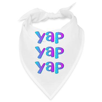 Reden Sprüche - Bandana - Weiß - Vorne