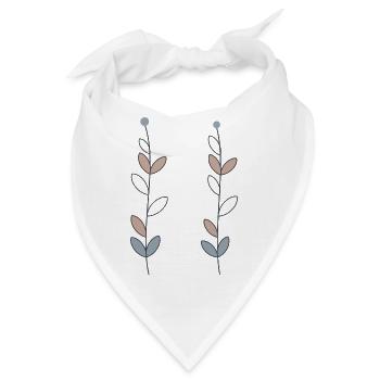 BAUM. NATUR. UMGEBUNG. ZEN. MEDITATION - Bandana - Weiß - Vorne