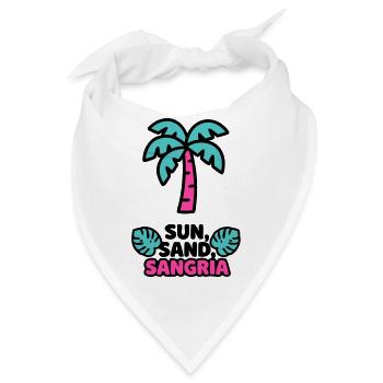 Sun Sand Sangria Logo - Bandana - Weiß - Vorne