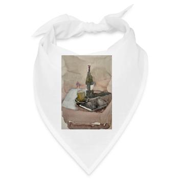 Oxy und Wein - Bandana - Weiß - Vorne