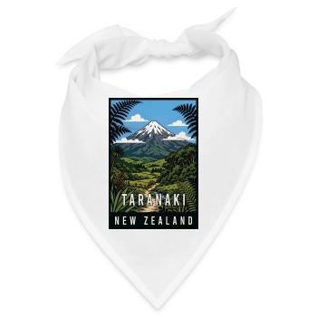 Erleben Sie den Taranaki Mountain in Neuseeland - Bandana - Weiß - Vorne