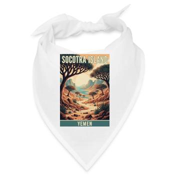 Entdecken Sie die Insel Socotra im Jemen - Bandana - Weiß - Vorne