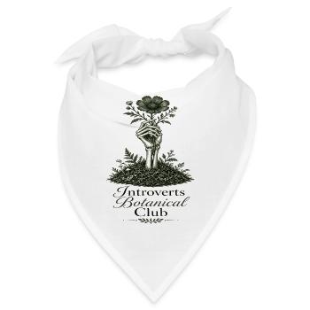 Introverts Botanischer Club Blüte - Bandana - Weiß - Vorne