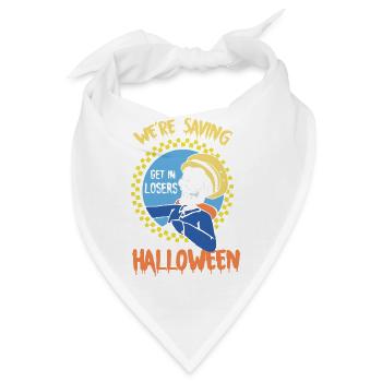 Steig ein bei Losers Skull Drive Wir retten Halloween - Bandana - Weiß - Vorne