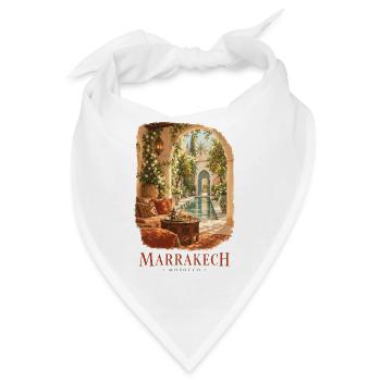 Marrakesch Geheime Gartenflucht in Marokko - Bandana - Weiß - Vorne