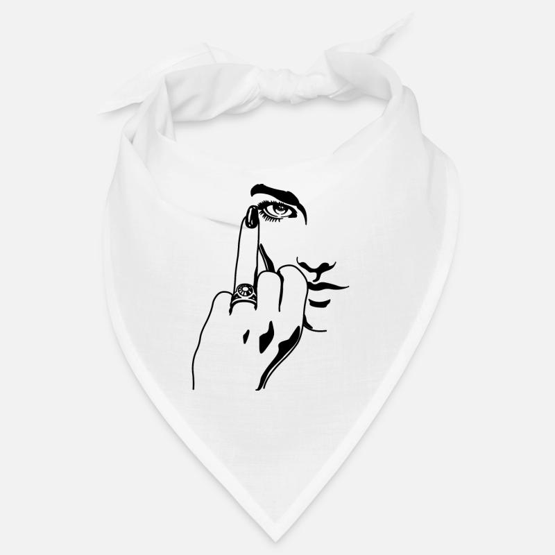 Funny Middle Finger Wedding Ring Engagement Gift Bandana