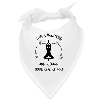 Meditaion - Bandana - Weiß - Vorne