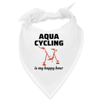 Aqua Cycling Schwimmbad Fitness Training Coach - Bandana - Weiß - Vorne