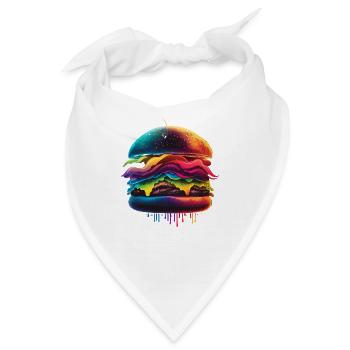 BURGER SPECK CHEDDAR - Bandana - Weiß - Vorne