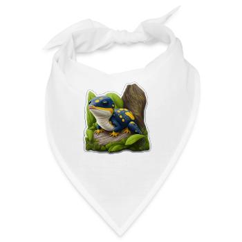 Kleiner Salamander - Bandana - Weiß - Vorne
