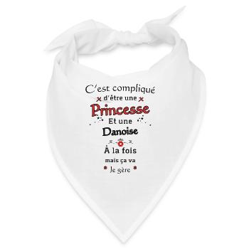 Dänische Prinzessin - Bandana - Weiß - Vorne