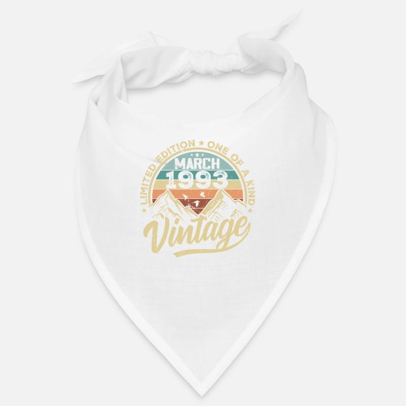 Mars 1993 Anniversaire - Millésime Mars 1993 Bandana