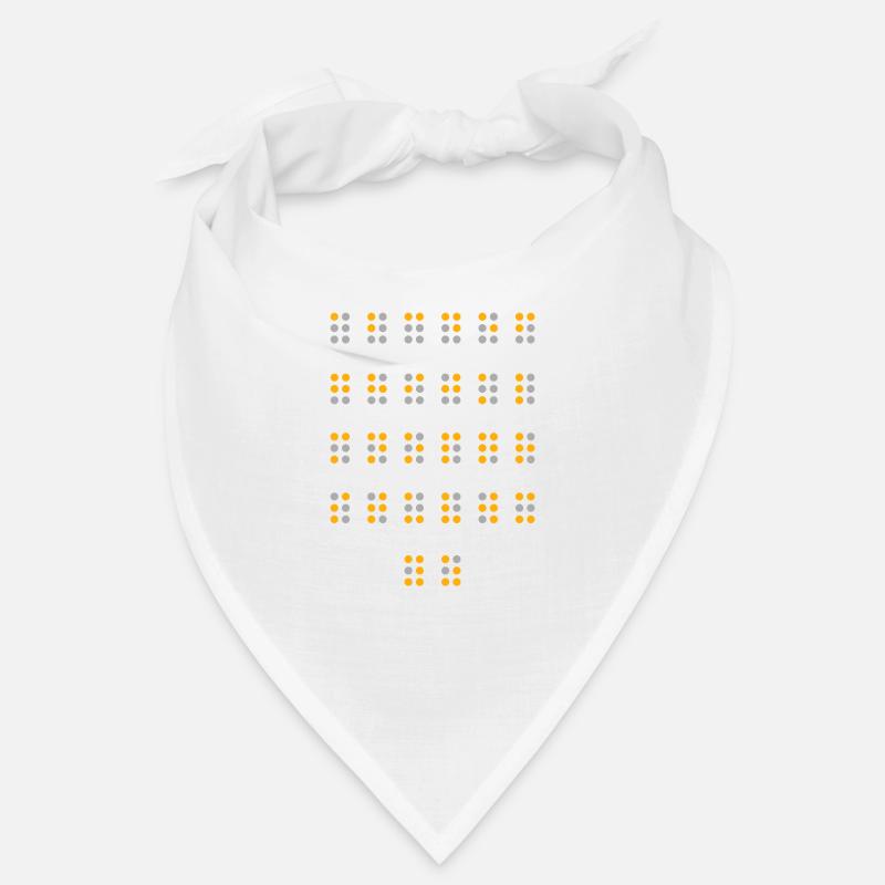 Braille Alphabet Blind Art Bandana