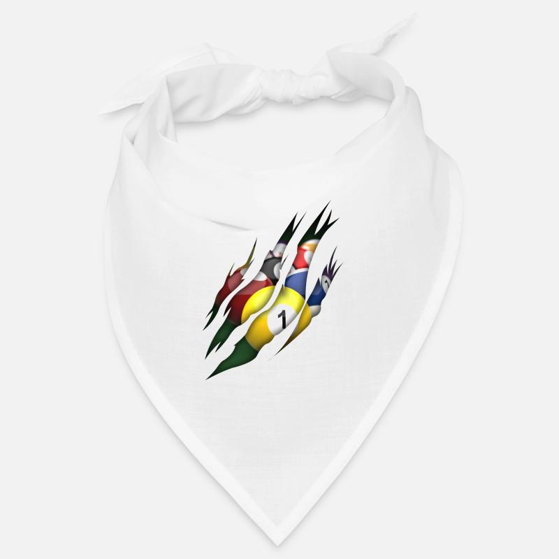 Billiards Torn Pool 8 Ball Player Bandana