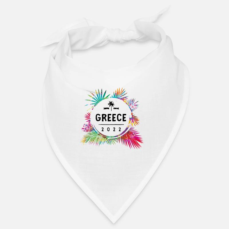 Grèce 2022 Coloré Bandana
