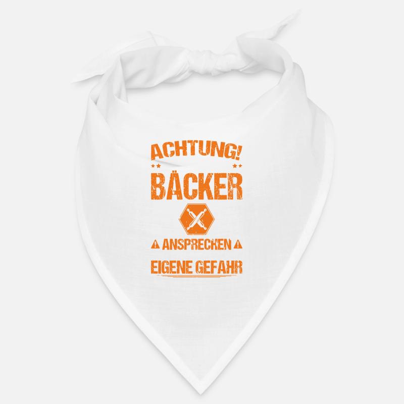 Bäcker Backen Bäckerin Bäckerei Baker Baking Bandana
