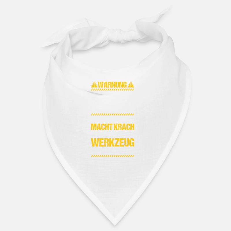 Baugeräteführer Kranführer Baggerfahrer Baugeräte - Bandana - Weiß