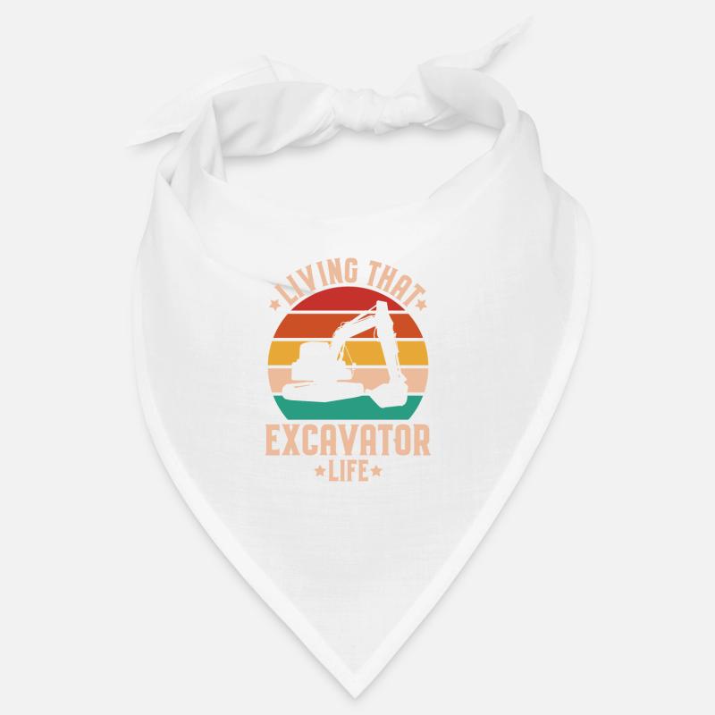 Baggerfahrer Baggerführer Heavy Equipment Operator Bandana