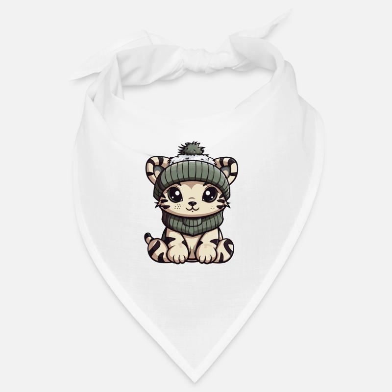 Tiger Winter Comic Bandana