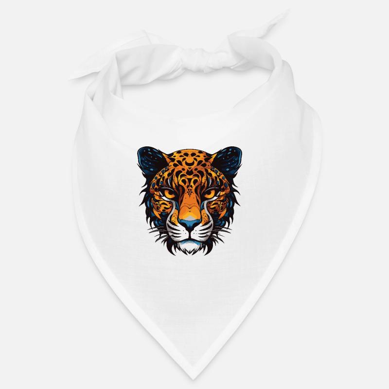 Cheetah Portrait Head Bandana