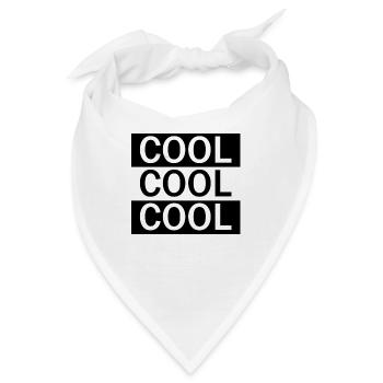 COOL COOL COOL - Bandana - Weiß - Vorne