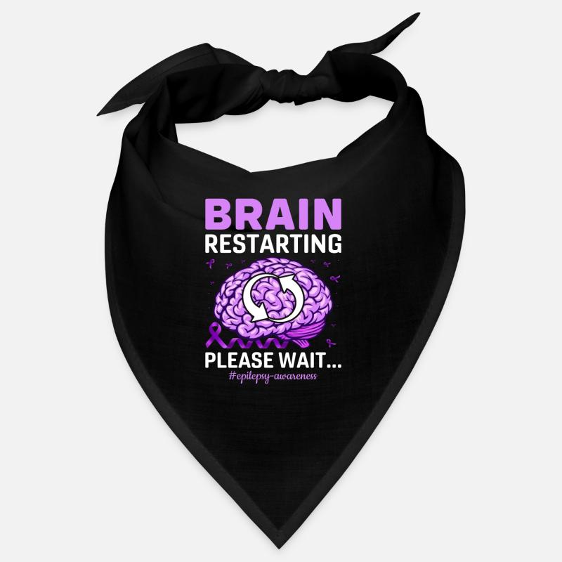 Brain Restarting Please Wait Epilepsy Awareness Bandana