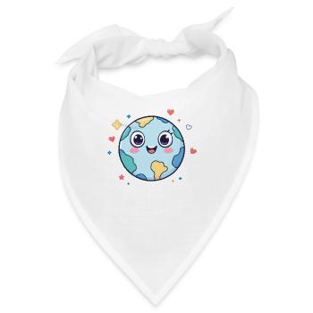 Erde - Bandana - Weiß - Vorne