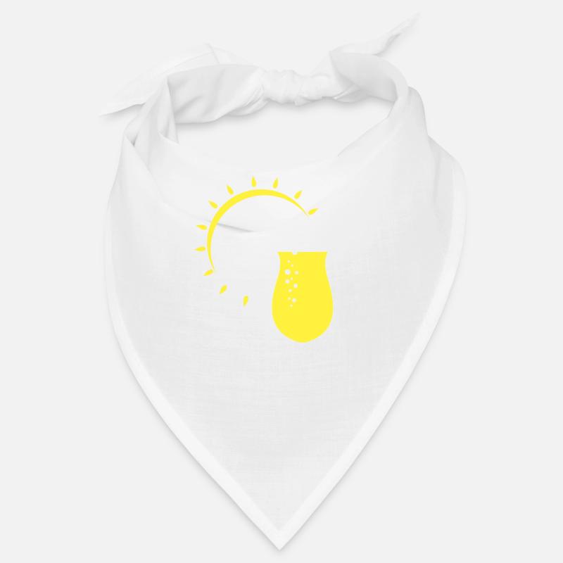 Limonade ensoleillée - Bandana - blanc