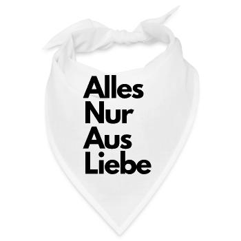 anal - Bandana - Weiß - Vorne