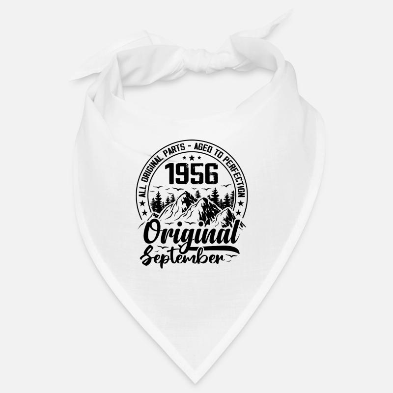 1956 September Original 68 Years Anniversary Gift Bandana