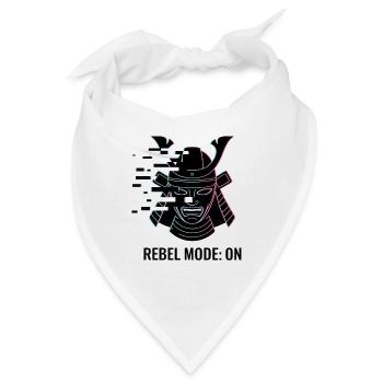 Samurai-Rebell - Bandana - Weiß - Vorne
