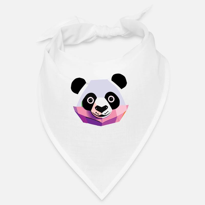 Panda Low Poly Bandana