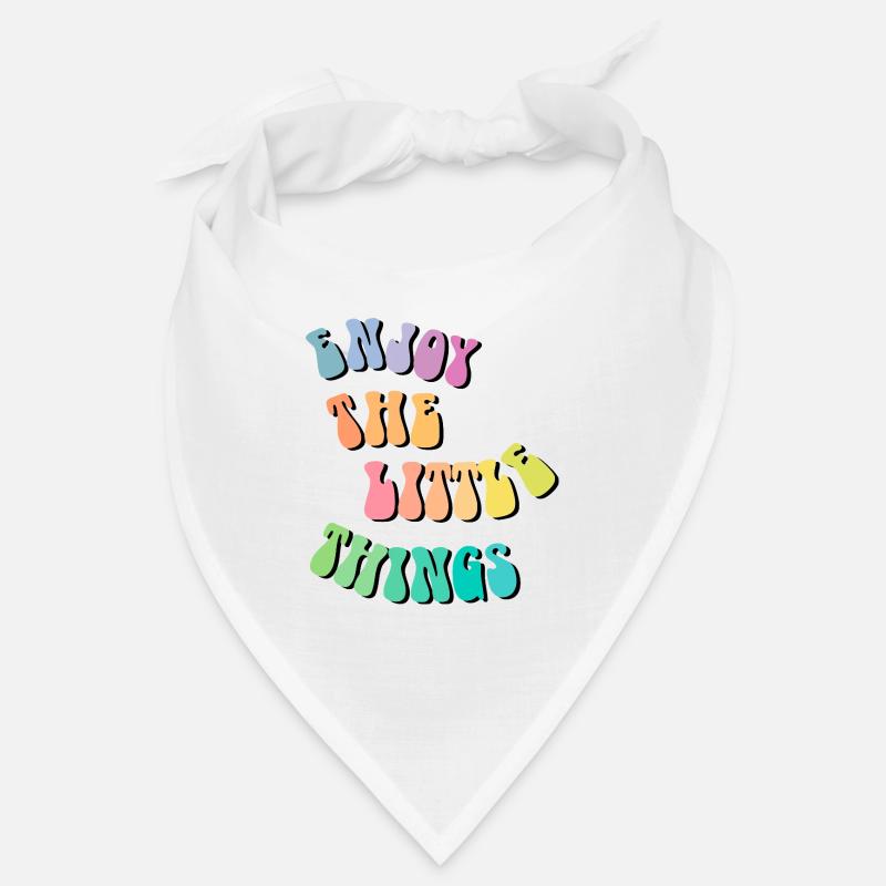 Enjoy little things - Geschenkidee - Geschenk Bandana