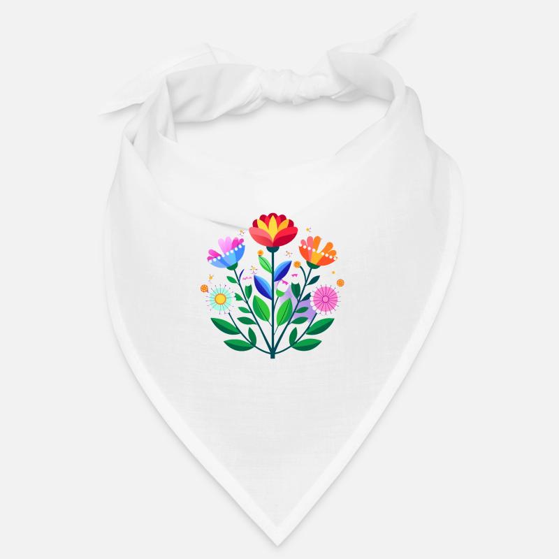 Subtile Bi Pride Blumen Bandana