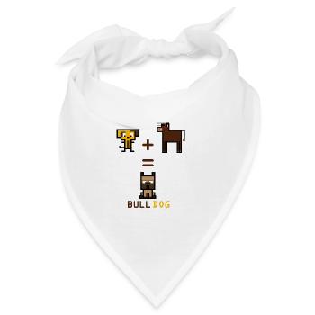 hunderasse - Bandana - Weiß - Vorne