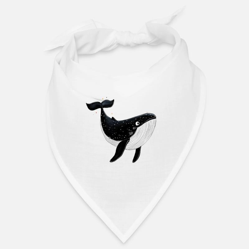 Kleiner Wal - Bandana - Weiß